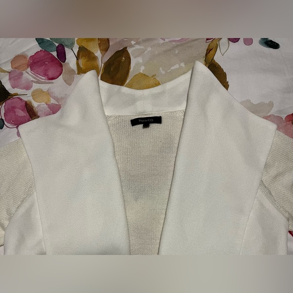 R&W off-white cream open front sweater - BRAND NEW! Size: XS - Picture 2 of 6